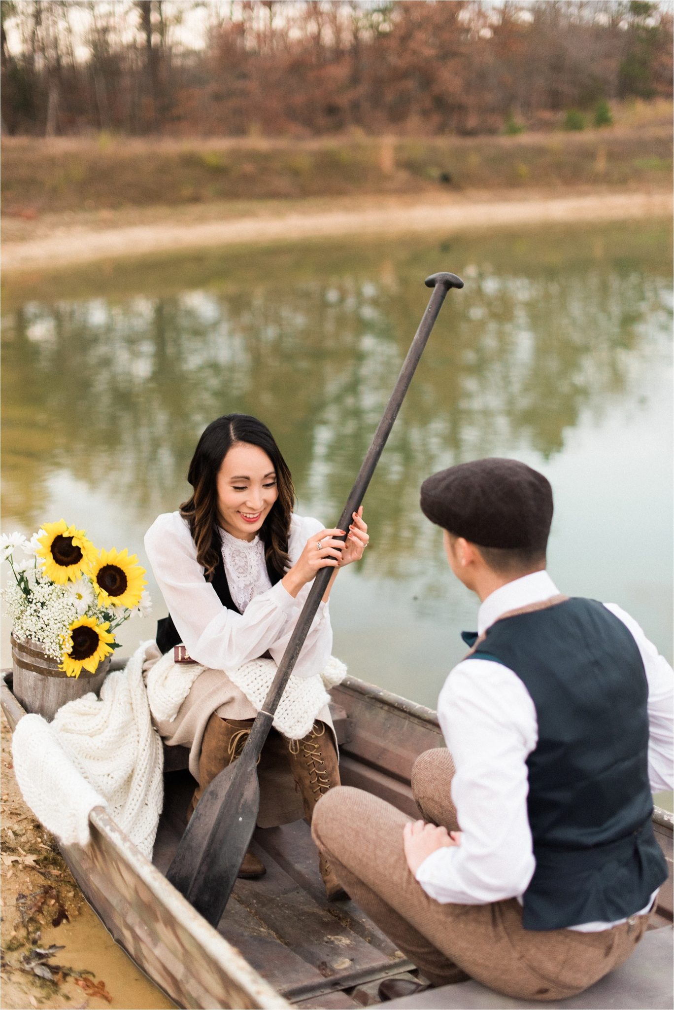 Anne of Green Gables Engagement Portraits at Flora Corner Farm in Maryland