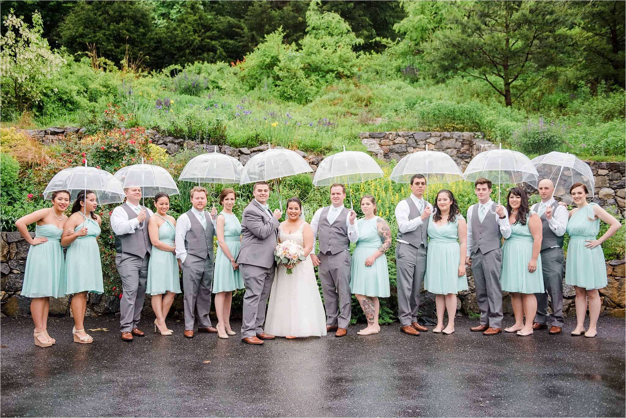 rainy day milton ridge maryland wedding