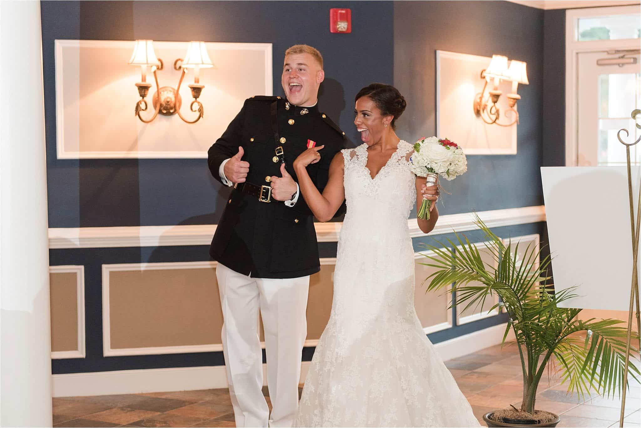 Maryland Military Americana Themed Wedding