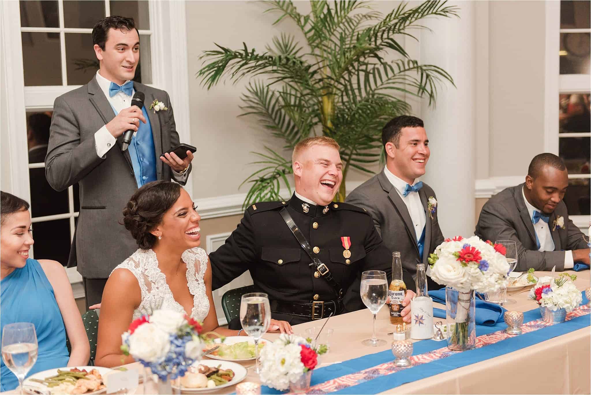 Maryland Military Americana Themed Wedding